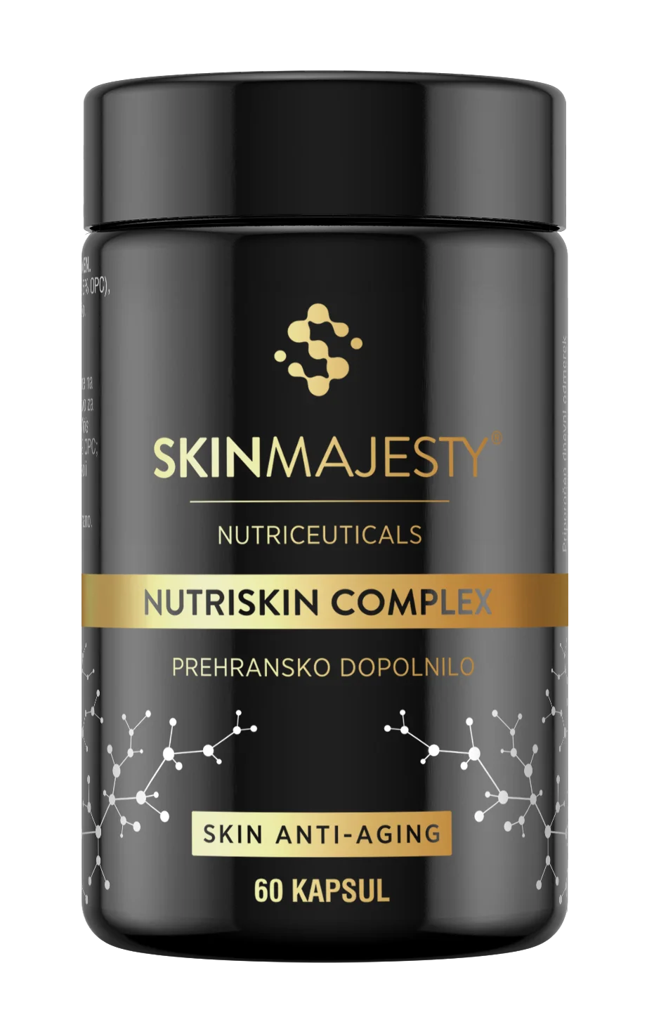 Embalaža SkinMajesty® Nutriskin Complex, prehransko dopolnilo, 60 kapsul